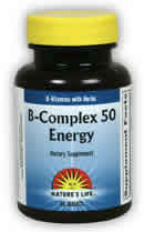B-Complex 50 mg Energy 60ct from Natures Life