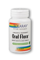 Solaray - Oral flora 30 Loz Mint