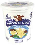 NF YOGURT,VANILLA - 6 / 32 OZ from Brown Cow West Inc