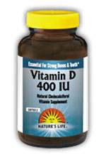 Vitamin D 400 IU 100ct from Natures Life