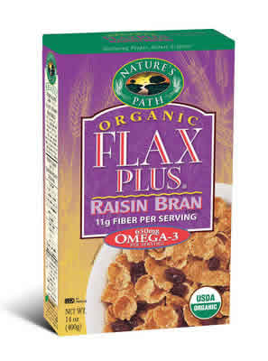 CRL,OG,FLAX PLUS RSN BRAN Case of 12 / 14 OZ from Nature's Path