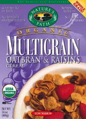 Crl,og,mltigrn flk w rasn Case of 12 / 14 OZ from Nature's Path