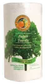 Earth Friendly Products: Paper towels,white,jumbo 110 CT