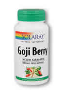 Goji Berry 700mg 60 Capsules from Solaray