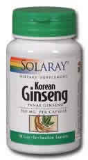 Ginseng Root--Korean 100ct 550mg from Solaray