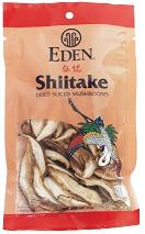 MUSHROOM,SHIITAKE,DRIED Case of 12 / .88 OZ from Eden Foods