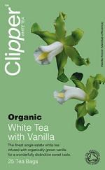 Tea,og,white w vanilla Case of 6 / 20 BAG from Clippper Tea