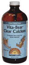 Natures life: Vita-bear clear calcium 16 fl.oz.