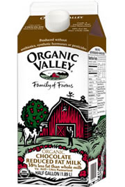 MILK,OG,UHT,CHOC,RDCD FAT - 6 / 64 OZ from Organic Valley