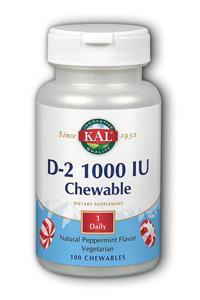 D 1000IU 100 Chewable from Kal