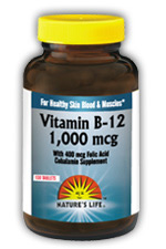 Vitamin B-12, 1,000 mcg 50ct from Natures Life