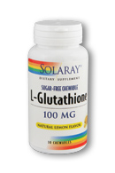L-glutathione chewable, 30 Loz Lemon 100mg