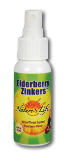 Liquid Elderberry Zinkers 2 fl oz from Natures Life