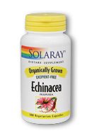 Organic echinacea purpurea, 100ct 415mg