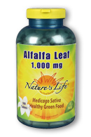 Natures life - Alfalfa leaf, 1,000 mg 500ct