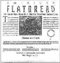 PIZZA CHEESE & HERB Case of 6 / 14 OZ from AMERICAN FLATBREAD PIZZA