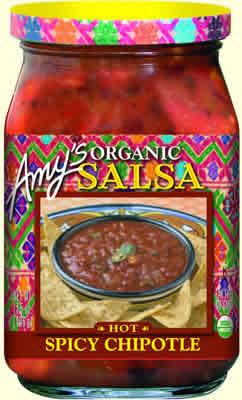 SALSA ORGANIC SPICY CHIPOTLE Case of 6 / 17.5 OZ from AMY'S