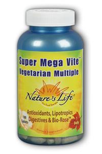Natures Life: Vegan Super Mega Vite 180ct