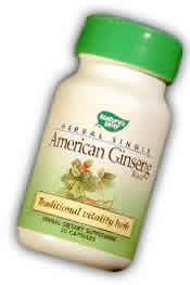 Ginseng American 550mg 50 caps from NATURE'S WAY