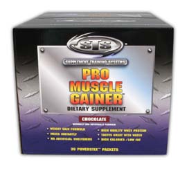 Pro Muscle Gainer Chocolate 30 Pwd Chocolate from Supplement Training Systems