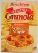 GRANOLA,VERMONT MAPLE Case of 6 / 13 OZ from Bread Shop