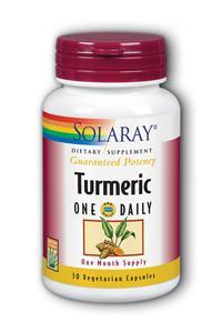 Solaray: Turmeric One Daily 30 Vegetarian Capsules