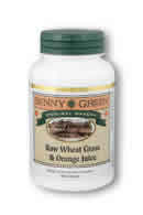 Raw Wheat Grass with Orange Juice Dietary Supplement