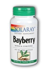 Solaray: Bayberry Bark of Root 100ct 475mg