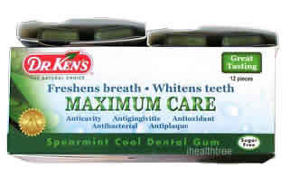Dental gum spearmint Case of 12 / 12pc from Doctor Kens
