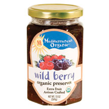 PRESERVES,OG,BLACK CHERRY Case of 12 / 13 OZ from Mediterranean Organic