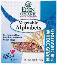 Vegetable alphabets,og Case of 6 / 16 OZ from Eden Foods