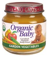 GARDEN VEGETABLES,OG Case of 24 / 4 OZ from Organic Baby