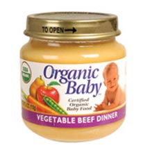Vegetable beef dinner,og Case of 24 / 4 OZ from Organic Baby