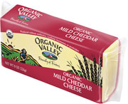 CHEDDAR,OG,MILD,PASTURIZD Case of 12 / 8 OZ from Organic Valley