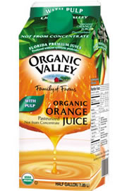 JCE,OG,ORANGE,W/ PULP Case of 6 / 64 OZ from Organic Valley