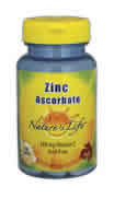 Zinc Ascorbate 100 ct from Natures Life