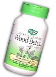 Wood Betony 100 caps from NATURE'S WAY
