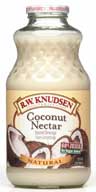 JUICE,COCONUT NECTAR Case of 12 / 32 OZ from Knudsen R W