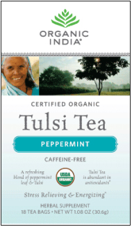 ORGANIC INDIA: TULSI TEA PEPPERMINT 18BAGS