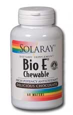 Bio e chewable chocolate, 60ct 400IU