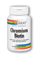 Solaray - Chromium biotin 60ct