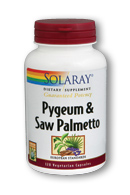 Solaray - Pygeum and saw palmetto 120ct