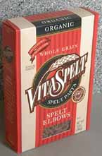 VITA SPELT,OG,ELBOWS Case of 12 / 10 OZ from Vita Spelt