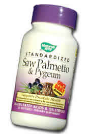 Saw Palmetto & Pygeum Standardized Extract 30 softgels from NATURE'S WAY