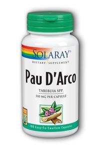 Pau D'Arco Inner Bark 100ct 510mg from Solaray