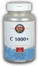 C-1000+ Mega Potency 100ct 1000mg from Kal