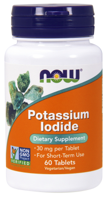 NOW: Potassium Iodide 30mg 60 Tbs