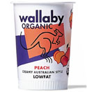Wallaby Yogurt Company: Yogurt,og,lf,peach 6 OZ