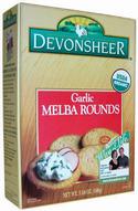 Melba rounds,og,garlic Case of 12 / 5.25 OZ from Devonsheer