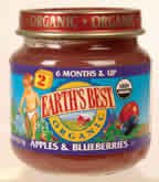 APPLE BLUEBERRY,OG - 24 / 4 OZ from Earths Best (Hain)